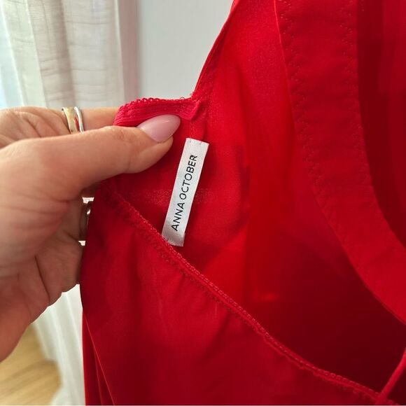 Anna October Yelena Red Maxi Dress - Picture 4 of 7